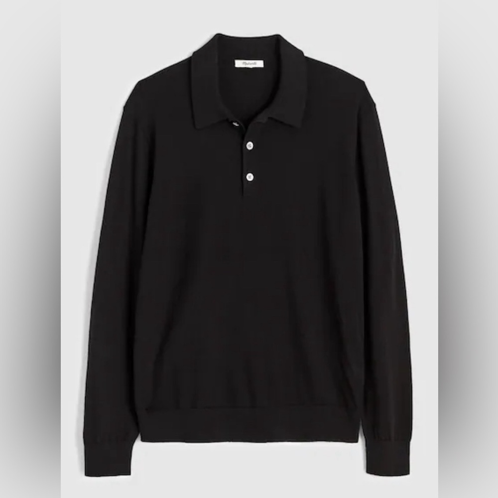 Madewell Long Sleeve Sweater Polo Size XS NEW W/ Tag